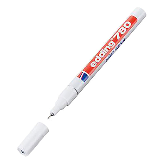 페인트 마커(내열·내 아세톤) φ0.8mm 흰색 4-780049 1개