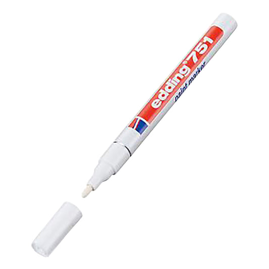 페인트 마커(내열·내 아세톤) φ1~2mm 흰색 4-751049 1개