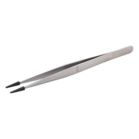 첨단 고무 캡 부착 핀셋 Feather Pick 140×8mm 스트레이트 SS-140 1개
