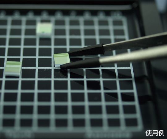 先端ゴムキャップ付ピンセット　Feather　Pick　140×6.5mm　ストレート　ST-140 1本
