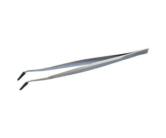 先端ゴムキャップ付ピンセット　Feather　Pick　160×10mm　先曲り　SB-160 1本