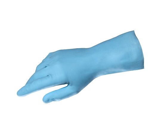Latex gloves (cotton lining) Blue L 1 pair