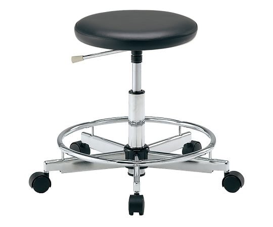 カラフルラウンドチェア　ブラック　LRN-BKR 1個