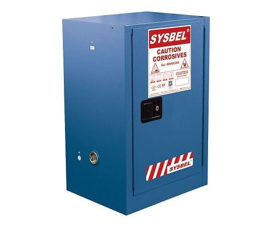 耐火キャビネット（ブルー）　590×460×890mm　WA810120B 1個