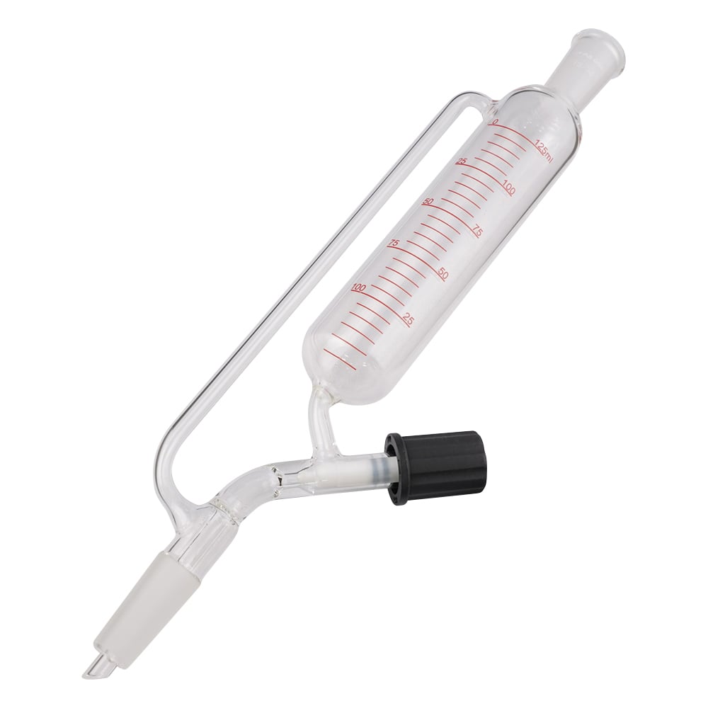 분액 로트(평형형, 니들 밸브, 눈금 첨부) 125mL SFV125-1938 1개