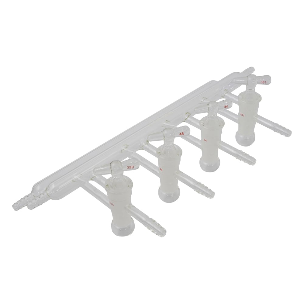 Vacuum manifold (for gas replacement) 380 x 100 x 160 mm VMF04 1 piece