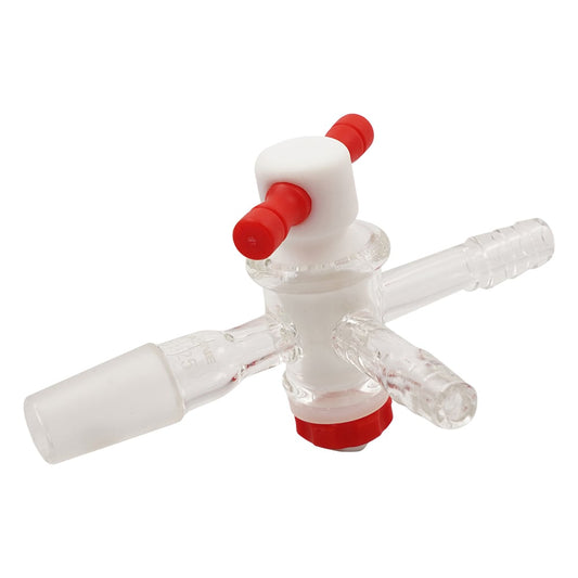 Three-way cock PTFE type 15/25 TC1525 1 piece