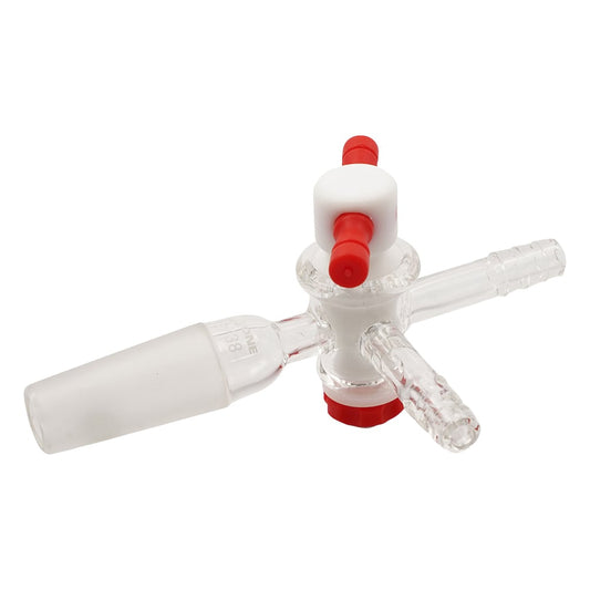 Three-way cock PTFE type 19/38 TC1938 1 piece