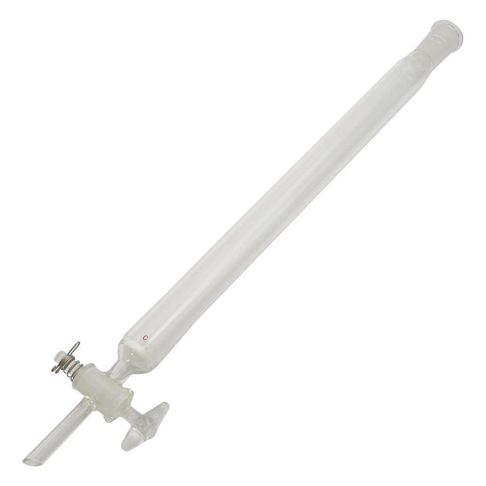 クロマトグラフ管（摺合有り）　ガラスコックタイプ　φ20mm　CHG-20F-1938 1個