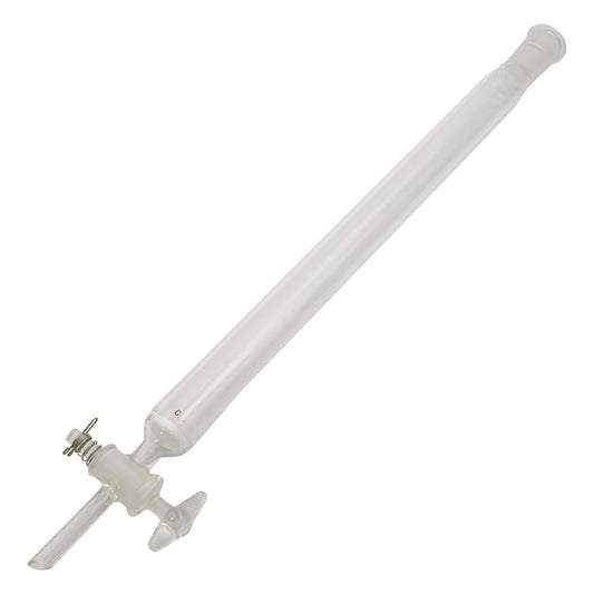 クロマトグラフ管（摺合有り）　ガラスコックタイプ　φ20mm　CHG-20F-1938 1個