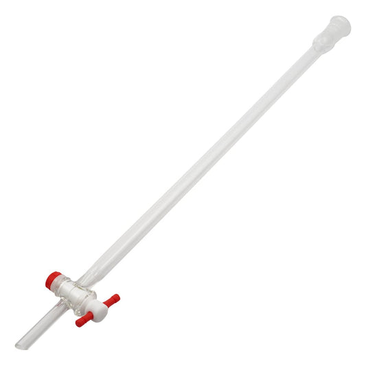 クロマトグラフ管（摺合有り）　PTFEコックタイプ　φ10mm　CHT-10-1525 1個