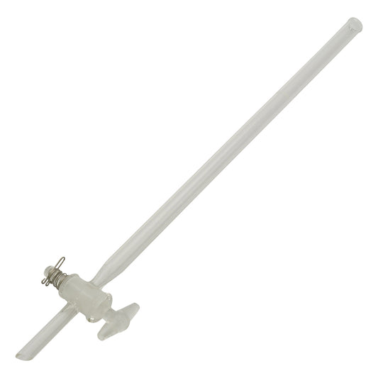 クロマトグラフ管（摺合無し）　ガラスコックタイプ　φ10mm　CHG-10 1個