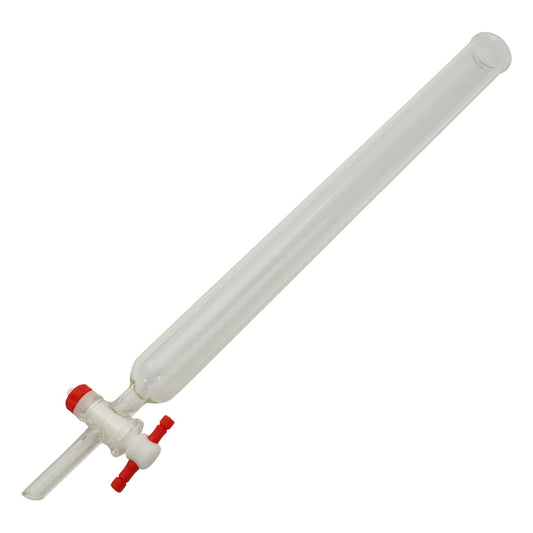 Chromatography tube (without joint) PTFE cock type φ20mm CHT-20 1pc