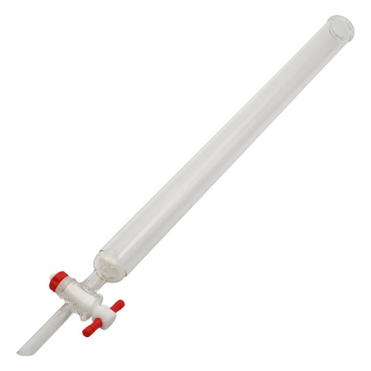 Chromatography tube (without joint) PTFE cock type φ20mm CHT-20F 1 piece