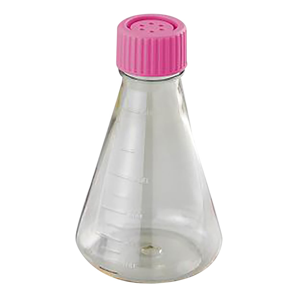 ビオラモディスポ滅菌三角フラスコ　500mL　ベントフィルターキャップ　12個入　SEF500V 1箱(1個×12袋入)