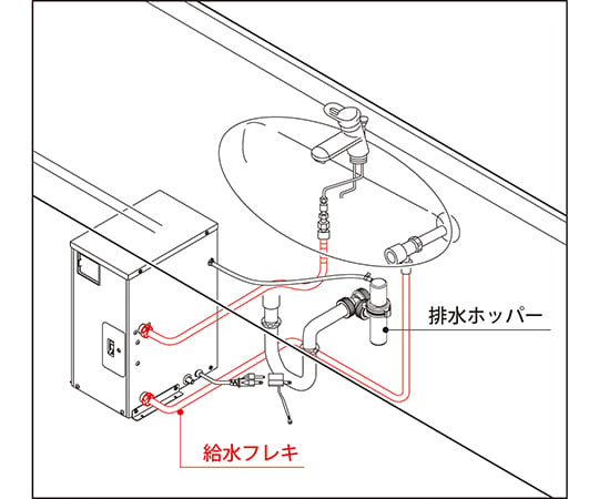 電気温水器　Φ25排水ホッパー　SE-HP25 1個