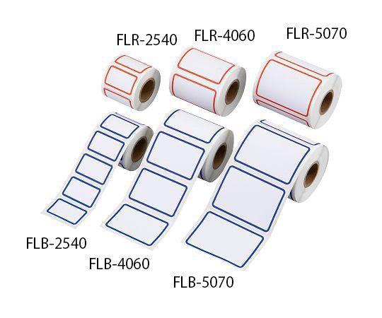 Frame label 25 x 40 mm Blue 250 sheets FLB-2540 1 roll (250 sheets)