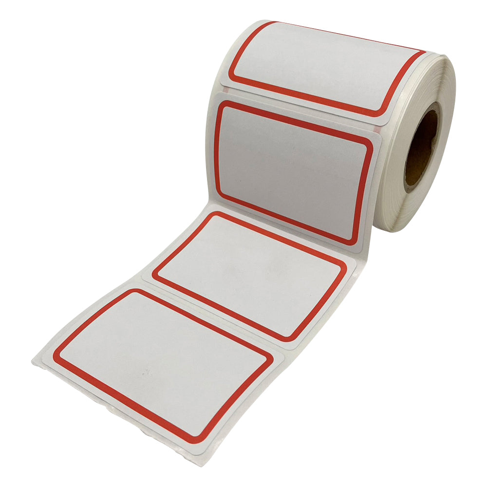 Frame label 40 x 60 mm Red 250 sheets FLR-4060 1 roll (250 sheets)