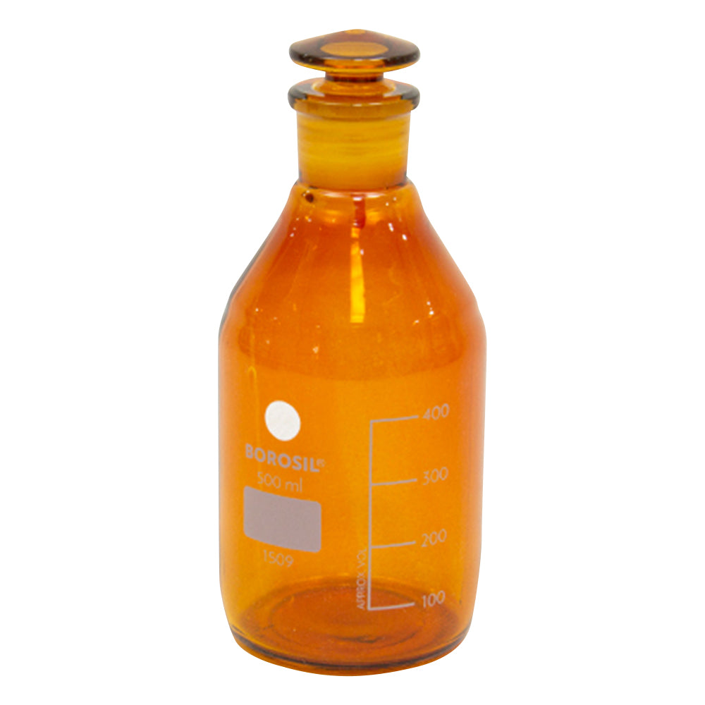 마개 부착 갈색 시약병(눈금 첨부) 500mL 1509024 1개