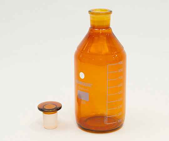 마개 부착 갈색 시약병(눈금 첨부) 1000mL 1509029 1개