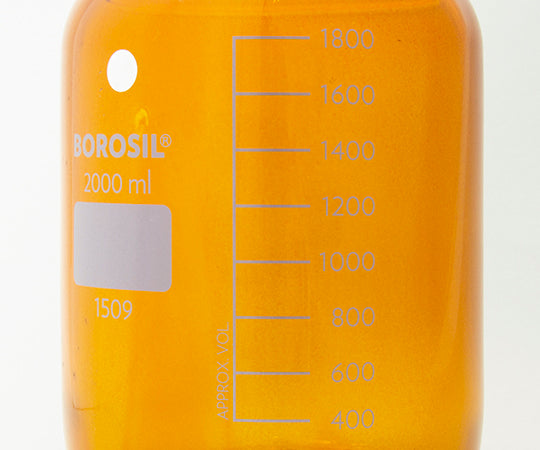 Brown reagent bottle with stopper (with graduations) 2000mL 1509030 1 bottle