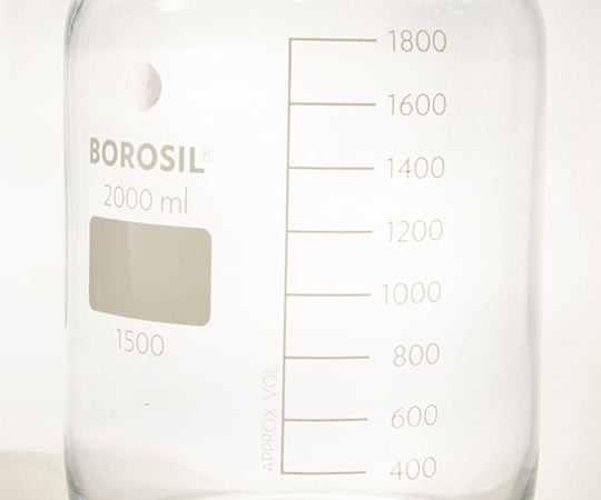 Reagent bottle with stopper (with graduations) 2000mL 1500030 1pc