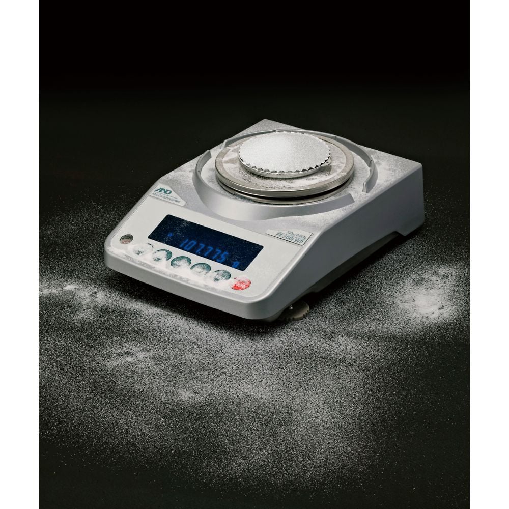 校正用分銅内蔵型防塵・防水型電子天びん FZ-iWPシリーズ  ひょう量:1220g 最小表示:0.01g  　FZ-1200iWP 1台