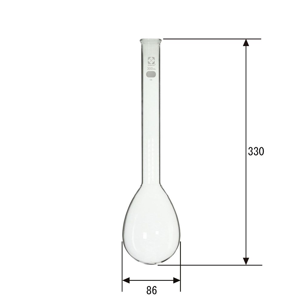 Kjeldahl flask 300mL 1 piece 010540-300A 1 piece