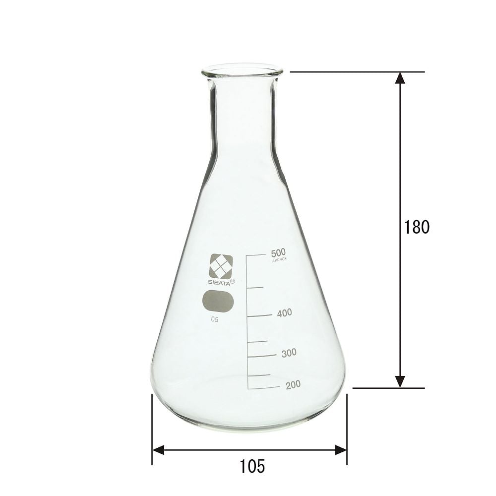 三角フラスコ　500mL　1本入　010530-500A 1本