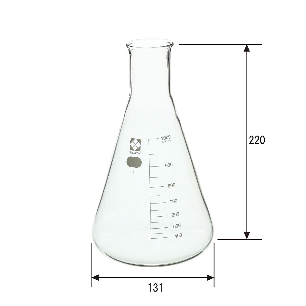 三角フラスコ　1000mL　1本入　010530-1000A 1本