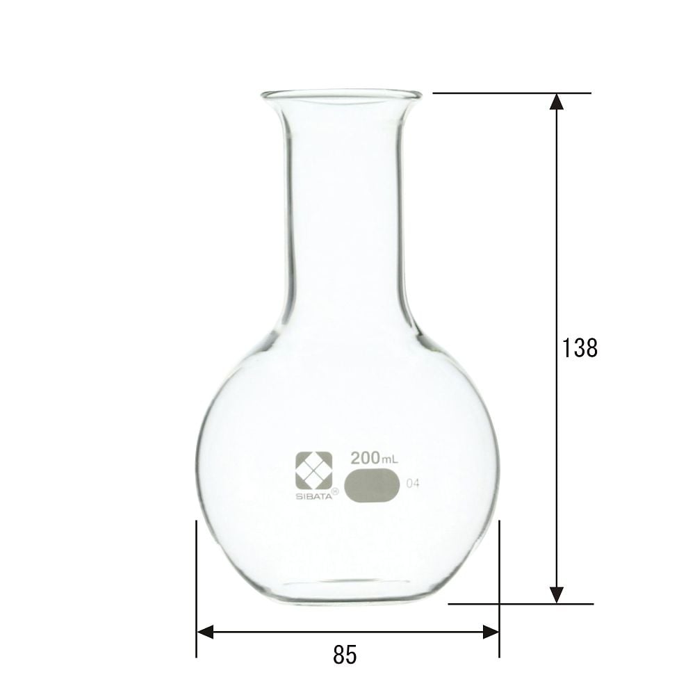 平底フラスコ　200mL　1本入　010510-200A 1本
