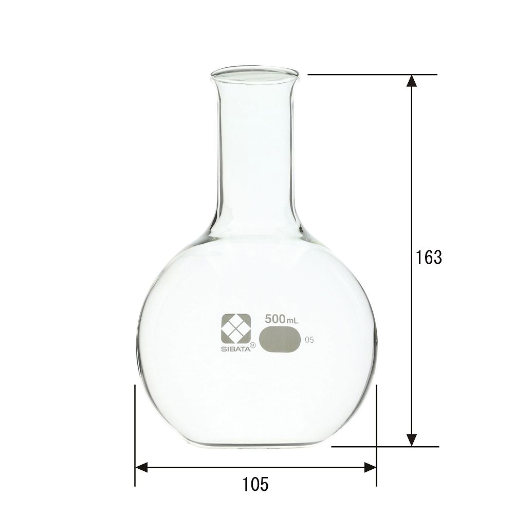 平底フラスコ　500mL　1本入　010510-500A 1本