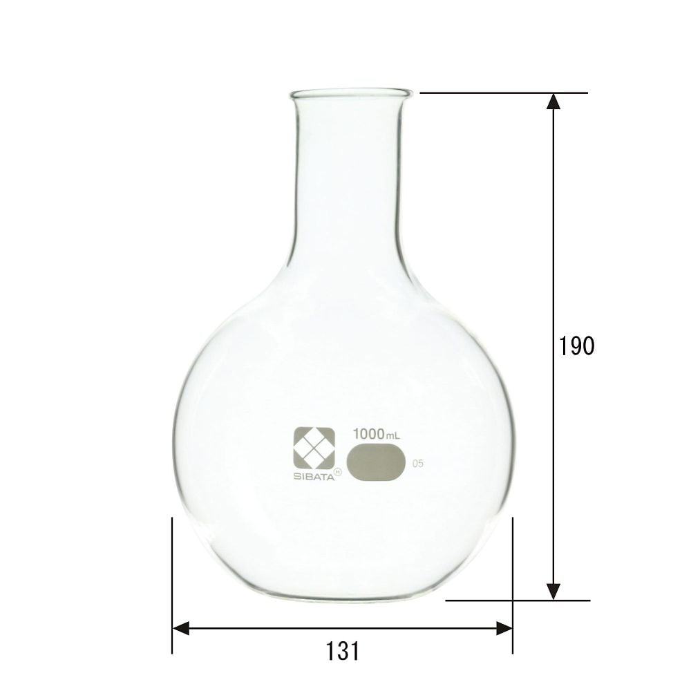 平底フラスコ　1000mL　1本入　010510-1000A 1本