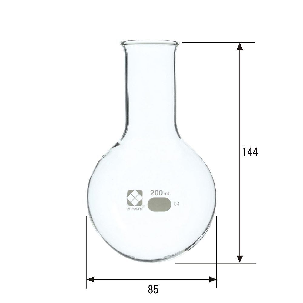丸底フラスコ　200mL　1本入　010500-200A 1本
