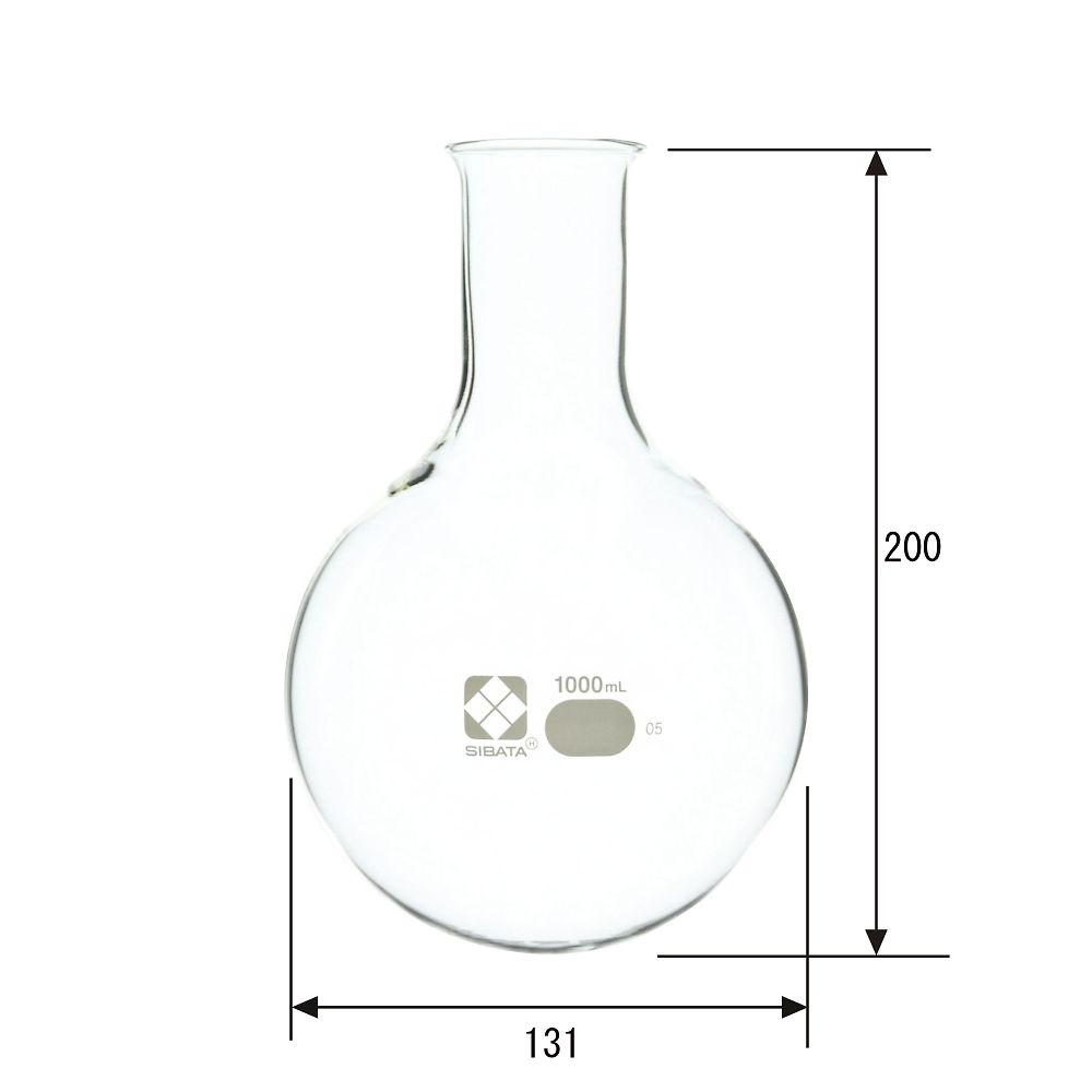 丸底フラスコ　1000mL　1本入　010500-1000A 1本