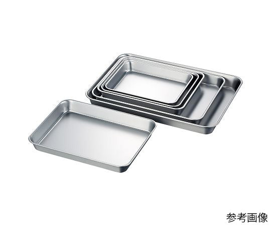 ステンレス角バット浅型　ツヤ消し仕様　6枚取　33806 1枚