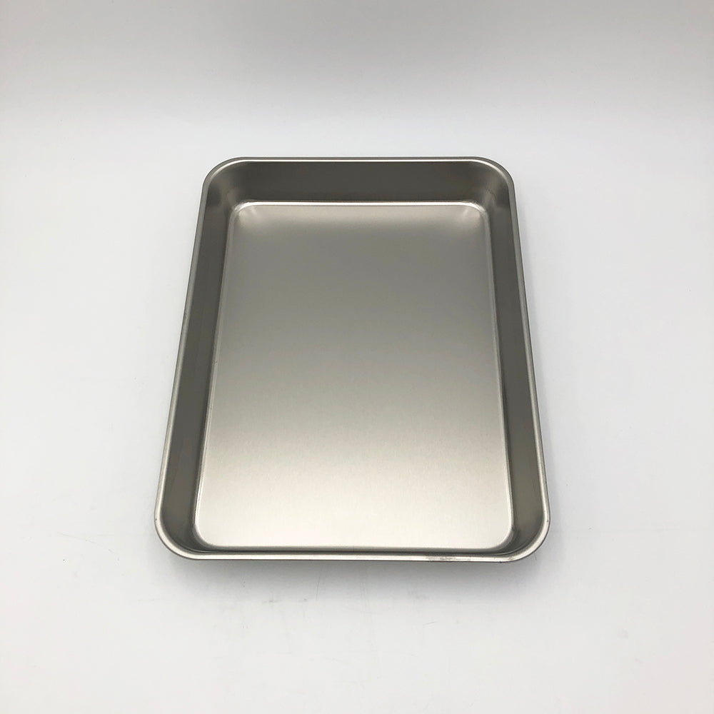 ステンレス角バット浅型　ツヤ消し仕様　10枚取　33810 1枚