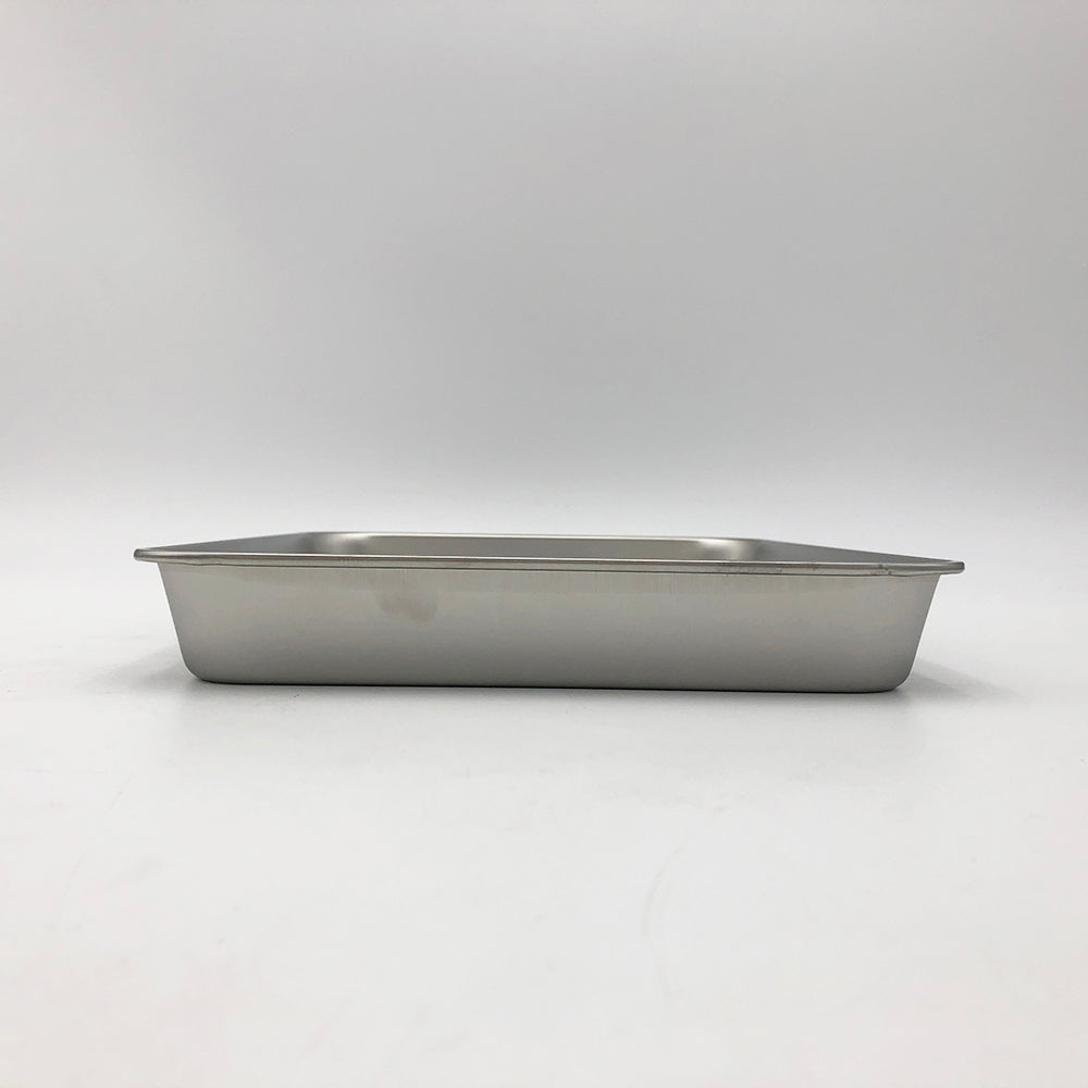 ステンレス角バット浅型　ツヤ消し仕様　10枚取　33810 1枚