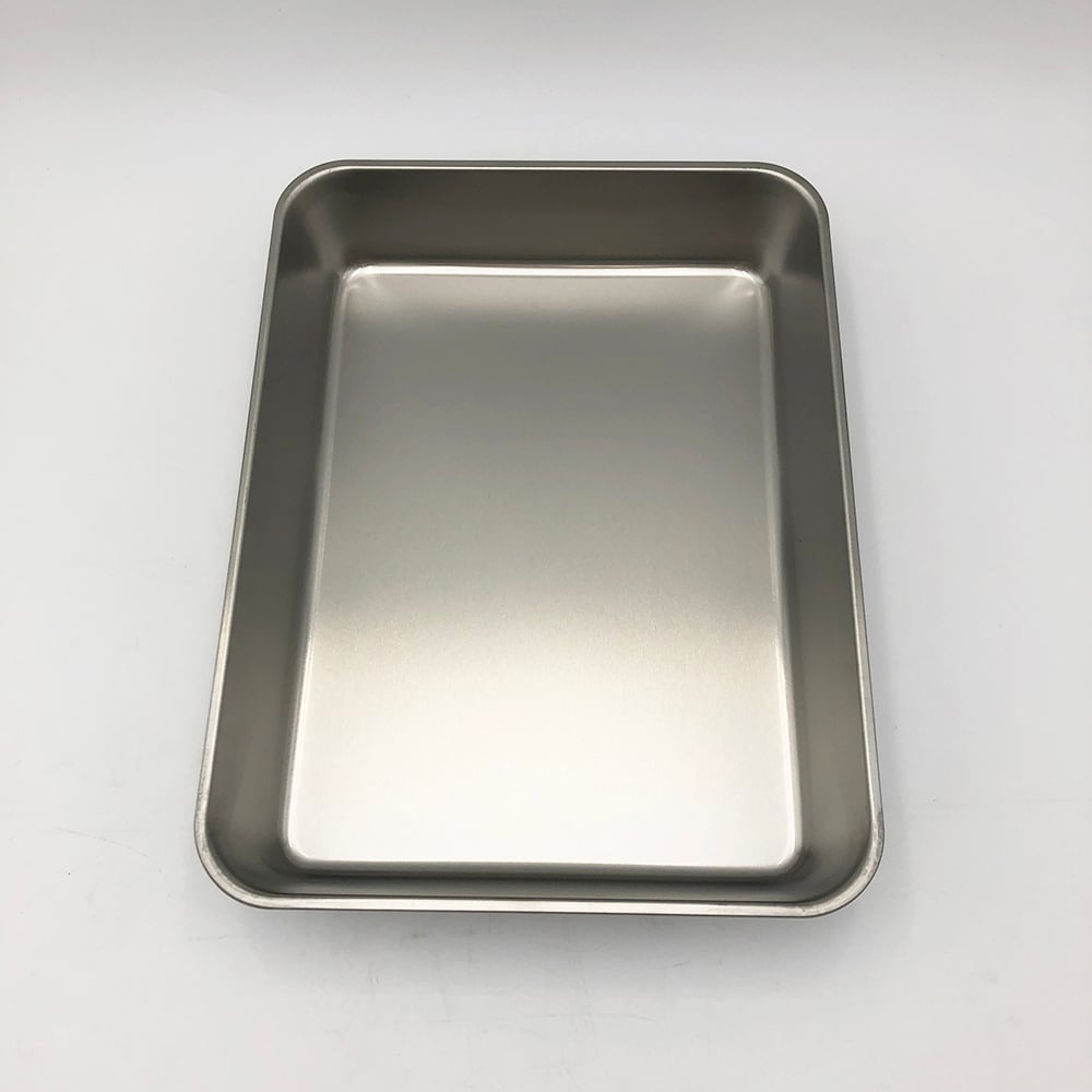 ステンレス角バット　ツヤ消し仕様　10枚取　33710 1枚