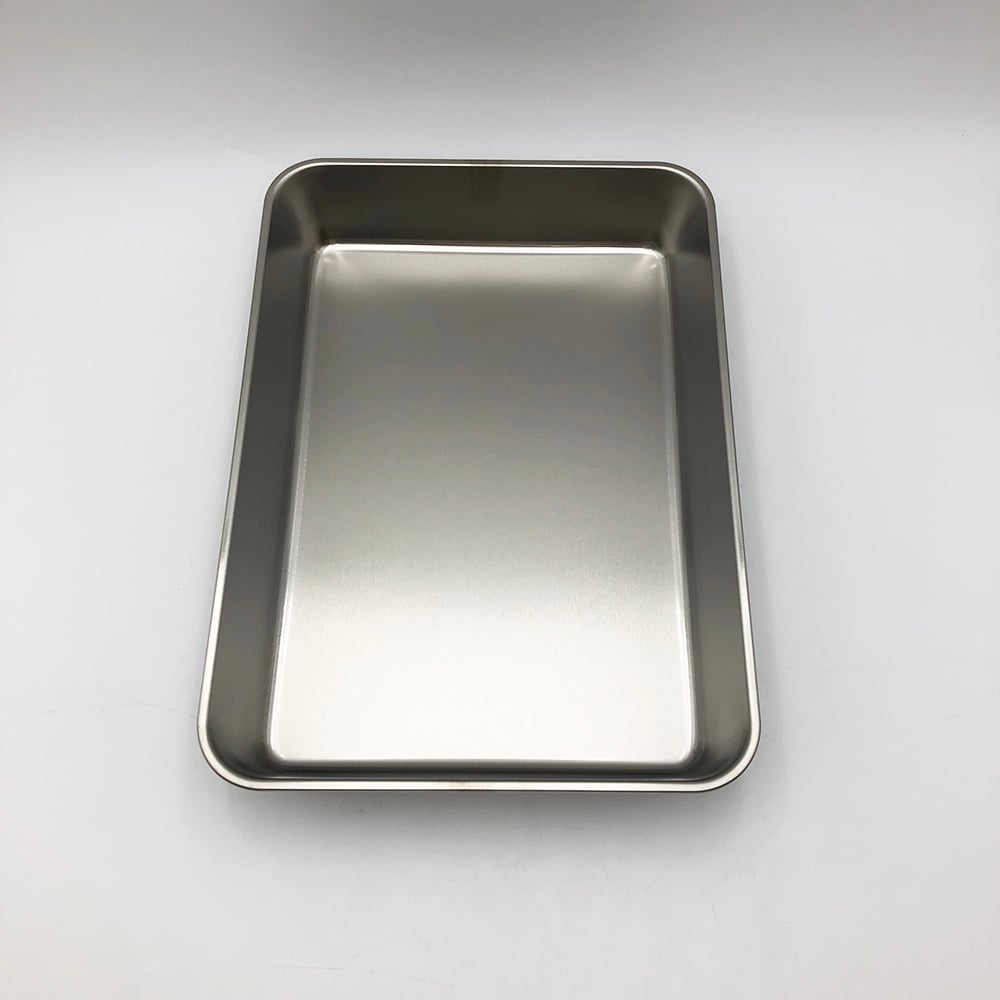 ステンレス角バット　ツヤ消し仕様　8枚取　33708 1枚