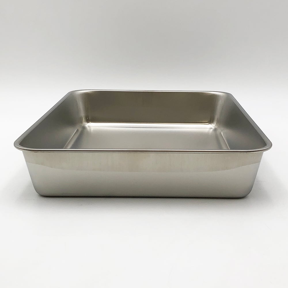 ステンレス角バット　ツヤ消し仕様　8枚取　33708 1枚