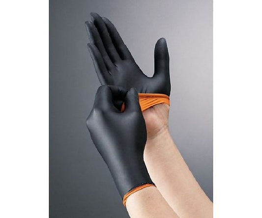 リバーシブルニトリルグローブ（ブラックファイア・業務用）　150枚入　M　44757 1箱(150枚入)