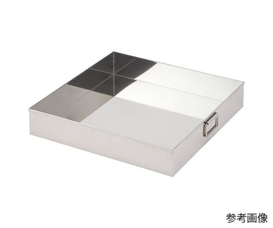 ステンレス大型バット（パタン取手付）　550×550×50mm 1個