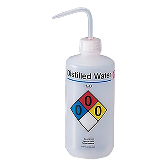 薬品識別安全洗浄瓶　蒸留水用　2425-0505 1本