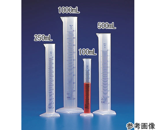 PP 암 실린더 1000mL 파란 눈금 포함 2566 1개