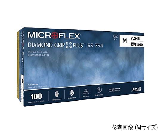 ダイヤモンドグリッププラス　Microflex　63754　S　100枚入　63754070 1箱(100枚入)