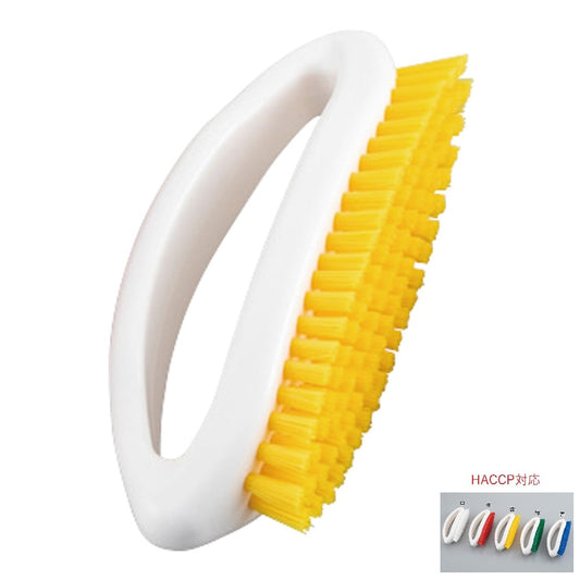 ［受注停止］スクラッチブラシ（PBT毛）黄　SCRA-Y 1個