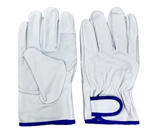 Cowhide leather gloves with reinforcement pads L V-715 L 1 pair