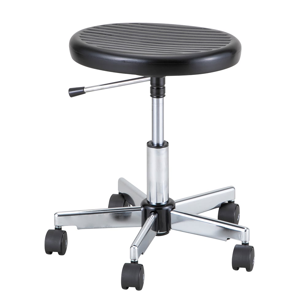 Cleanroom chair without backrest and ring CC-100 1 piece