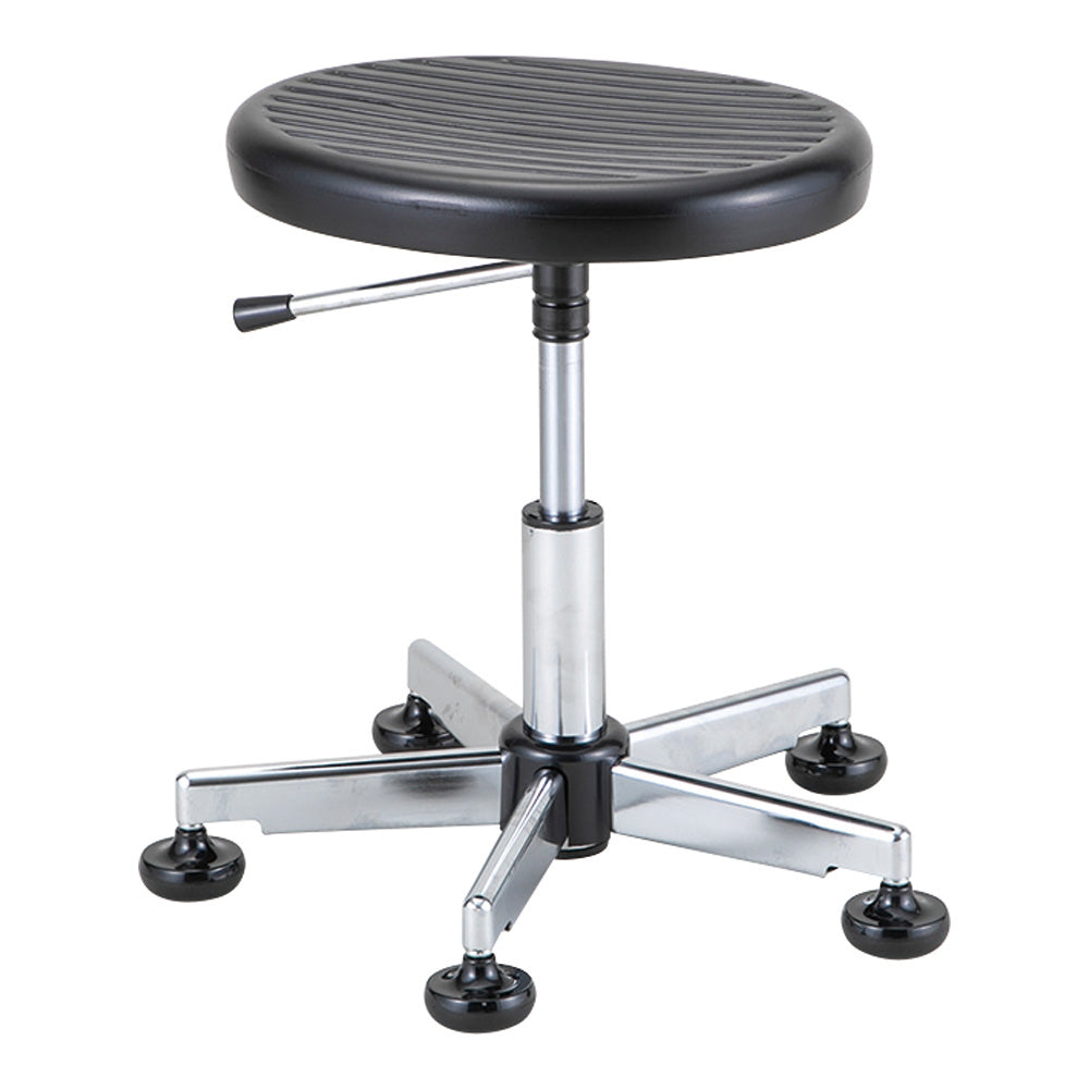 クリーンルーム用チェアー（固定脚タイプ）背無し リング無し　CT-100 1個